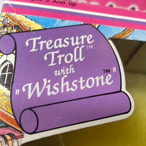Vintage Treasure Troll Sealed In Box 1990 Cowboy Troll Treasure Trolls Wishstone - Picture 3 of 11
